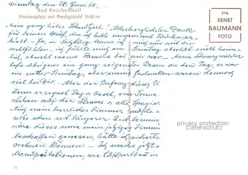 AK / Ansichtskarte Bad_Reichenhall Florianiplatz mit Predigtstuhl Lattengebirge Bad_Reichenhall