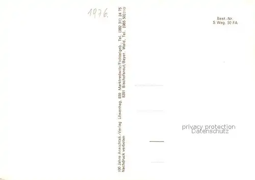 AK / Ansichtskarte Wegscheid_Niederbayern Stadtpanorama Hauptstrasse Aussichtsturm Pilz Donau Schifffahrt Wegscheid Niederbayern