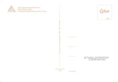 AK / Ansichtskarte Waldhaeuser_Neuschoenau Jugendherberge Ameishof Nationalpark Bayerischer Wald Waldhaeuser Neuschoenau
