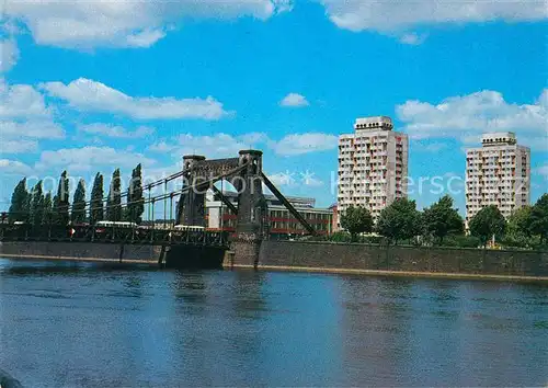 AK / Ansichtskarte Wroclaw Most Grunwaldzki Oder Bruecke Hochhaeuser Wroclaw