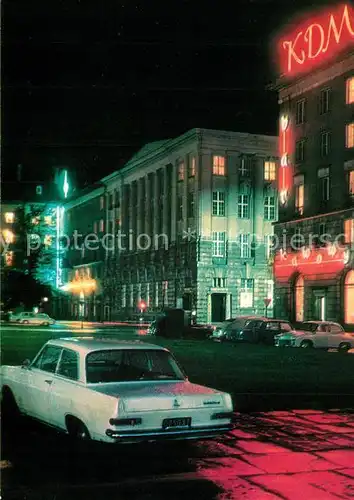 AK / Ansichtskarte Wroclaw Plac Tadeusza Kosciuszki Platz Nachtaufnahme Wroclaw