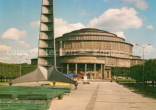 AK / Ansichtskarte Wroclaw Hala Ludowa Jahrhunderthalle Historisches Gebaeude Wroclaw