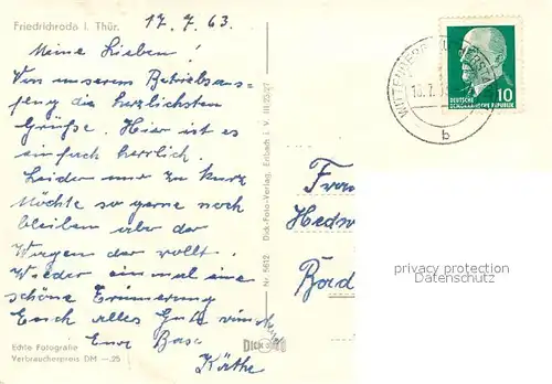 AK / Ansichtskarte Friedrichroda Ortsansicht mit Kirche Friedrichroda