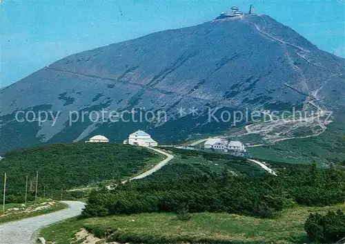 AK / Ansichtskarte Schneekoppe_Snezka Bergbauden Riesengebirge Schneekoppe Snezka