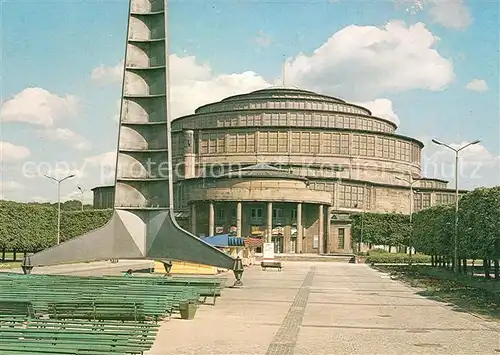 AK / Ansichtskarte Wroclaw Hala Ludowa Jahrhunderthalle Historisches Gebaeude Wroclaw