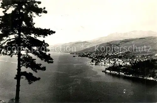 AK / Ansichtskarte Opatija_Istrien Kuestenpanorama Opatija_Istrien