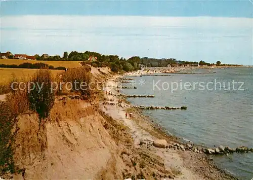 AK / Ansichtskarte Groemitz_Ostseebad Steilkueste Strand Groemitz_Ostseebad