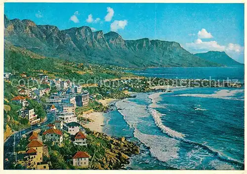 AK / Ansichtskarte Clifton_Cape_Town Panorama Atlantic coastline Clifton_Cape_Town