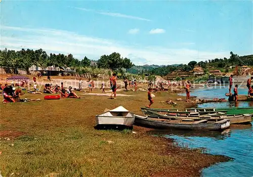 AK / Ansichtskarte Ourense Playa al Rio Mino Ourense