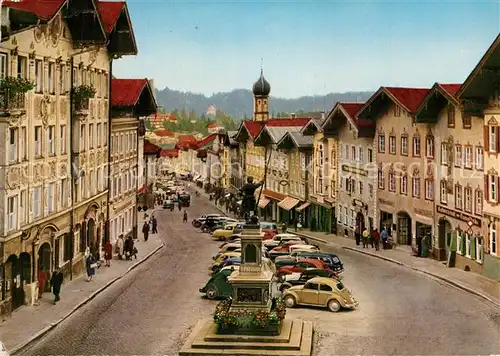 AK / Ansichtskarte Bad_Toelz Historische Marktstrasse mit Winzerer Denkmal Bad_Toelz