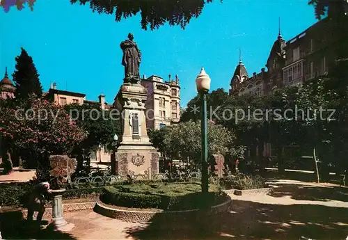 AK / Ansichtskarte Ourense Jardines Concepcion Arenal Monumento Denkmal Ourense