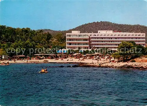 AK / Ansichtskarte Palma_Nova_Mallorca Son Caliu Hotel Strand Palma_Nova_Mallorca