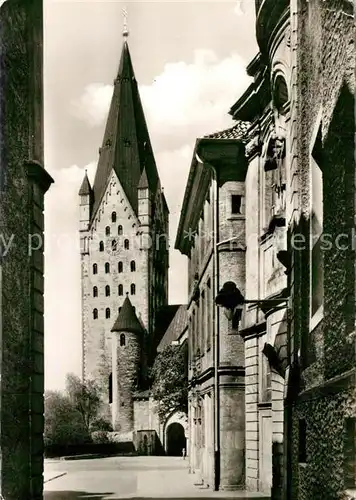 AK / Ansichtskarte Paderborn Blick aus der Grube zum Hohen Dom Paderborn