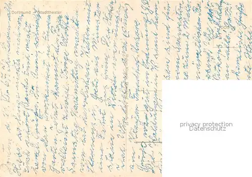 AK / Ansichtskarte Dortmund Stadttheater Dortmund