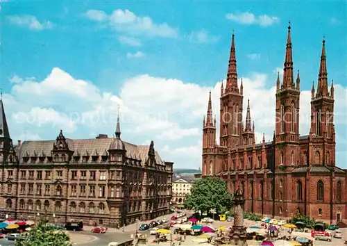 AK / Ansichtskarte Wiesbaden Marktkirche Wiesbaden
