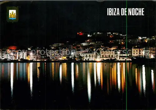 AK / Ansichtskarte Ibiza_Islas_Baleares de noche Ibiza_Islas_Baleares