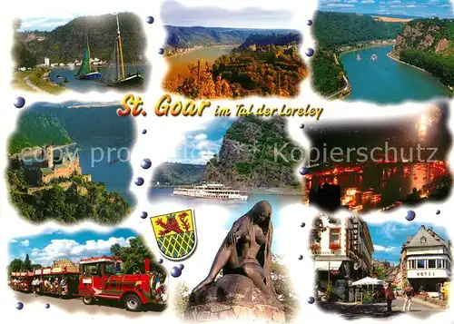 AK / Ansichtskarte St_Goar Sehenswuerdigkeiten Tal der Loreley St_Goar