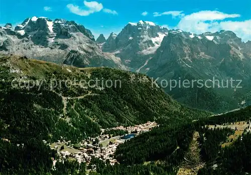 AK / Ansichtskarte Madonna_di_Campiglio Panorama visto da Pradalago con il Gruppo di Brenta Madonna_di_Campiglio