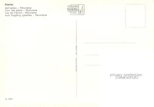 AK / Ansichtskarte Rimini dall aereo Rimini