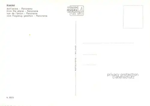 AK / Ansichtskarte Rimini dall aereo Rimini