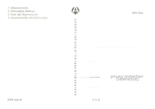 AK / Ansichtskarte Jena_Thueringen Johannisstrasse Historisches Rathaus Platz der Kosmonauten Johannistor Jena Thueringen