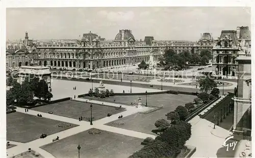AK / Ansichtskarte Paris Louvre et le Carrousel Paris