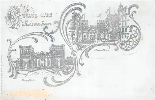 AK / Ansichtskarte Muenchen Karlstor  Muenchen