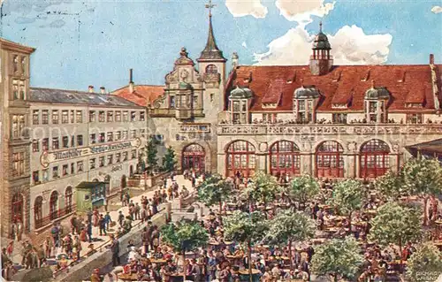 AK / Ansichtskarte Muenchen Mathaeserbruebierhallen Muenchen