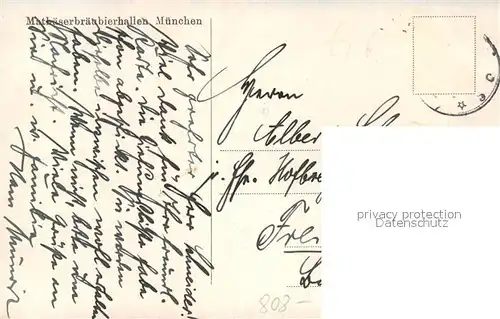 AK / Ansichtskarte Muenchen Mathaeserbruebierhallen Muenchen