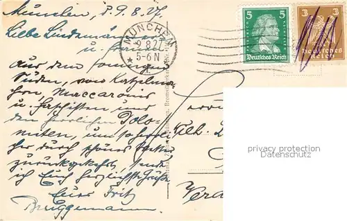 AK / Ansichtskarte Muenchen Marienplatz Muenchen