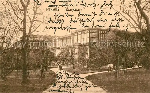 AK / Ansichtskarte Muenchen Glaspalast Muenchen