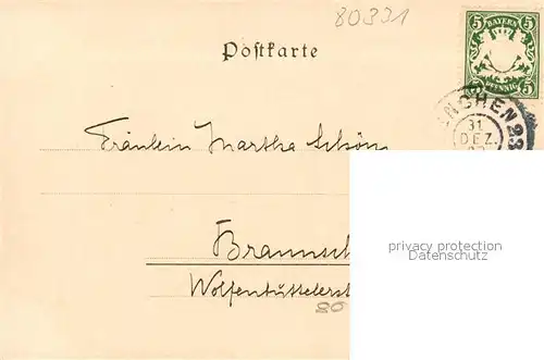 AK / Ansichtskarte Muenchen Universitaet Muenchen