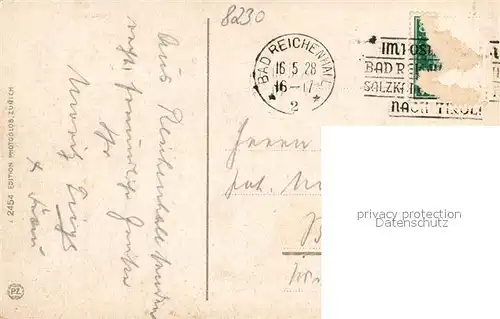 AK / Ansichtskarte Bad_Reichenhall  Bad_Reichenhall