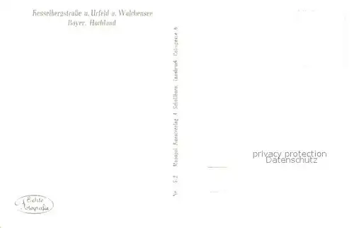 AK / Ansichtskarte Urfeld_Walchensee Fliegeraufnahme Seepartie Urfeld Walchensee