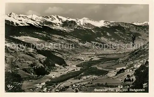 AK / Ansichtskarte Bad_Gastein Fliegeraufnahme an der Tauernbahn Bad_Gastein