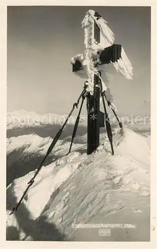 AK / Ansichtskarte Grossglockner Gipfelkreuz Grossglockner