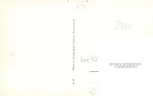 AK / Ansichtskarte Travemuende_Ostseebad Segelboote Blick vom Priwall Travemuende_Ostseebad