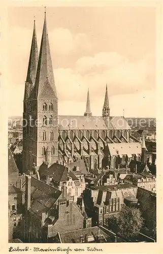 AK / Ansichtskarte Luebeck Marienkirche Luebeck