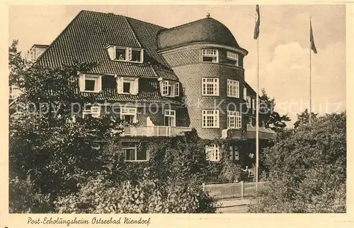AK / Ansichtskarte Niendorf_Ostseebad Post Erholungsheim Niendorf_Ostseebad