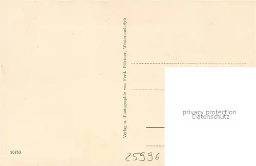 AK / Ansichtskarte Wenningstedt_Sylt Strand Seebad Wenningstedt_Sylt