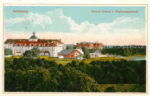 AK / Ansichtskarte Schleswig_Holstein Schloss Gottorp Regierungsgebaeude Schleswig_Holstein