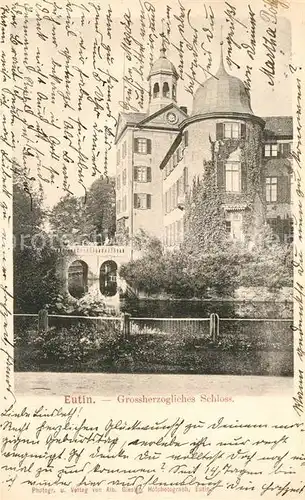 AK / Ansichtskarte Eutin Grossherzogliches Schloss Eutin
