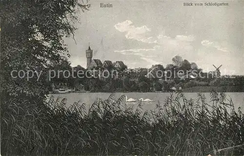 AK / Ansichtskarte Eutin Blick vom Schlossgarten Eutin