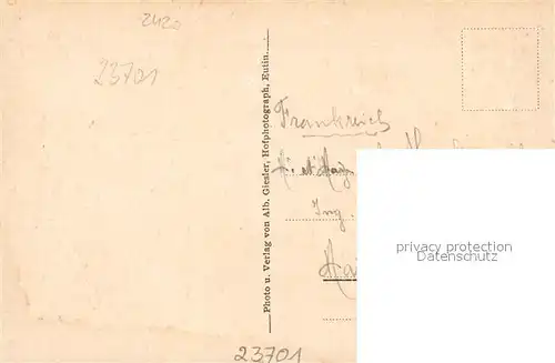 AK / Ansichtskarte Eutin Blick vom Wasserturm Eutin