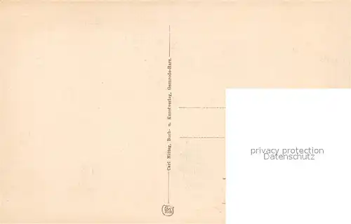 AK / Ansichtskarte Stolberg_Harz Alter malerischer Winkel Federzeichnung Stolberg Harz