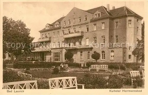 AK / Ansichtskarte Bad_Lausick Kurhotel Hermannsbad Bad_Lausick