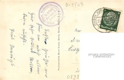 AK / Ansichtskarte Oybin Hochwaldbaude Oybin