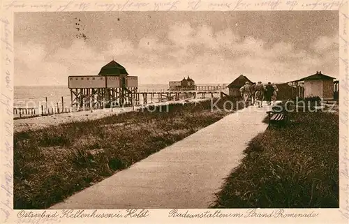 AK / Ansichtskarte Kellenhusen_Ostseebad Badeanstalten Strandpromenade Kellenhusen_Ostseebad