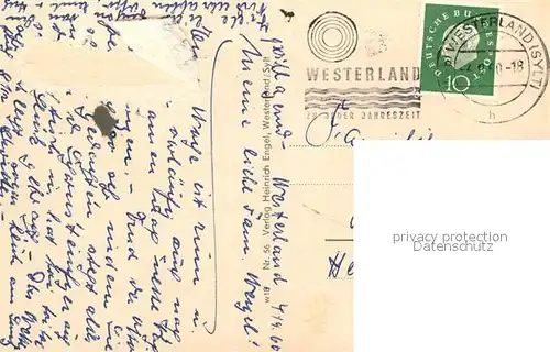 AK / Ansichtskarte Westerland_Sylt Kurpromenade Westerland_Sylt