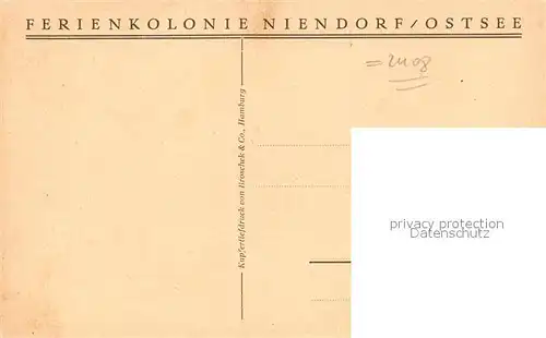 AK / Ansichtskarte Niendorf_Ostseebad Ferienkolonie Niendorf_Ostseebad